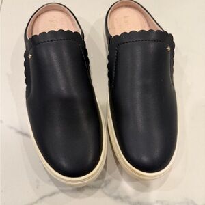 Kate Spade navy blue Andi Sneakers Scalloped Slip-On